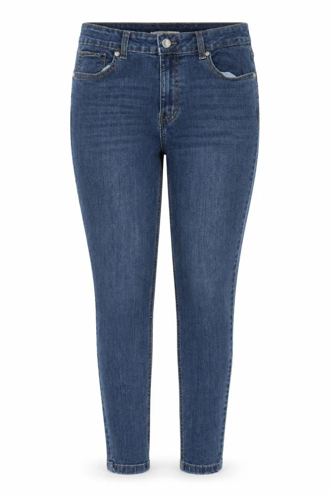 Dont think twice Womens Blue Cotton Skinny Jeans Size 12 Slim Zip