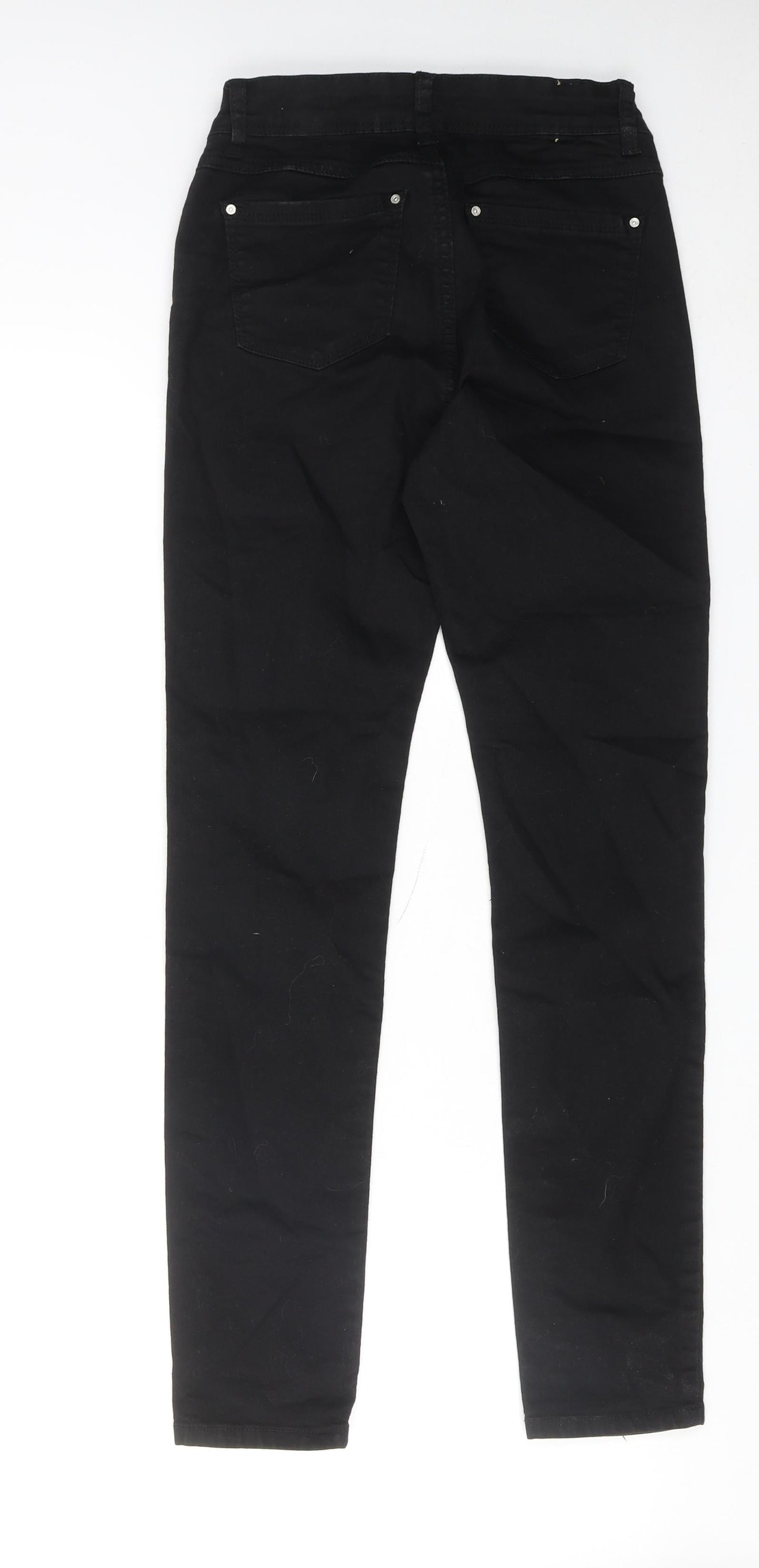 Girl vivi Womens Black Cotton Skinny Jeans Size 10 Regular Zip