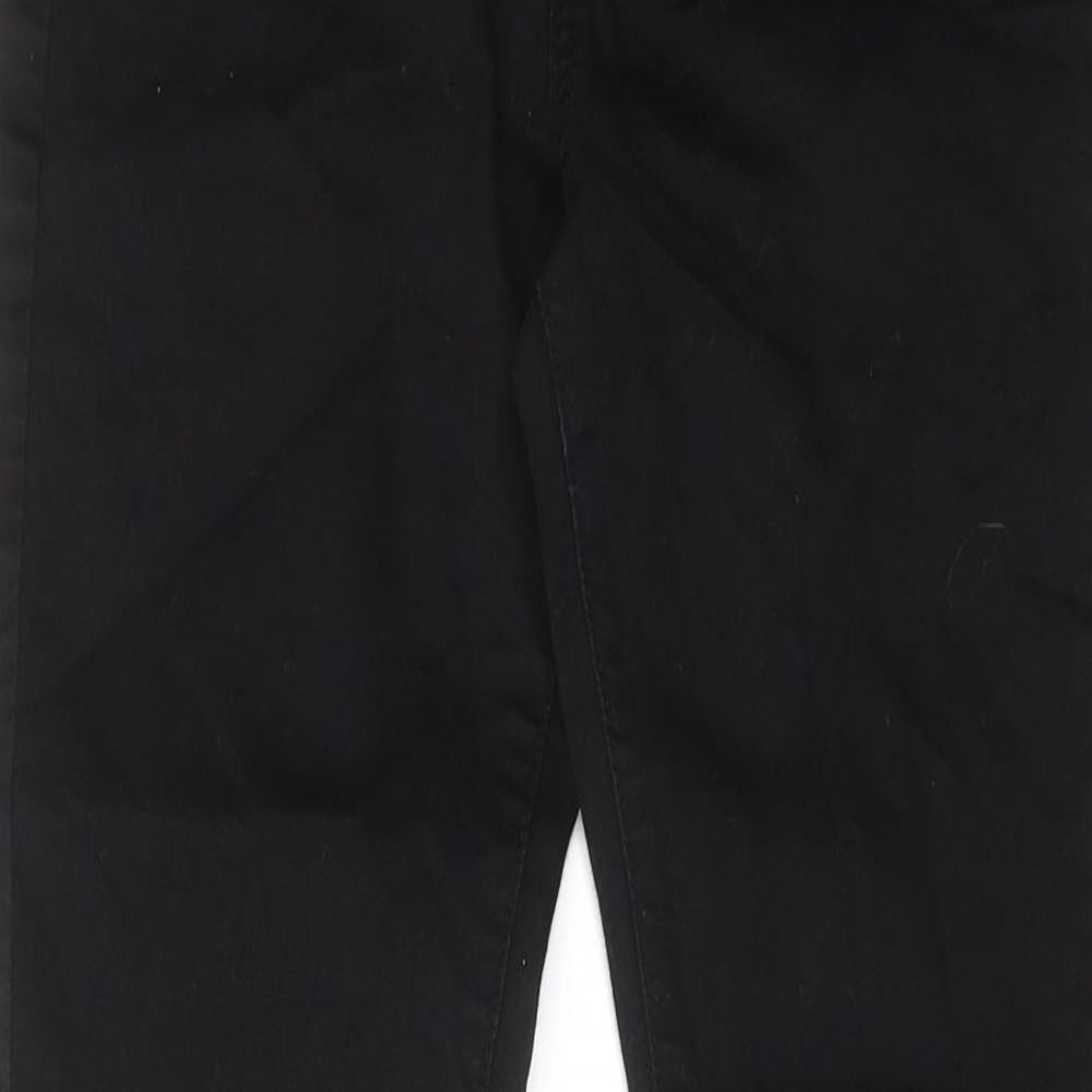 Girl vivi Womens Black Cotton Skinny Jeans Size 10 Regular Zip