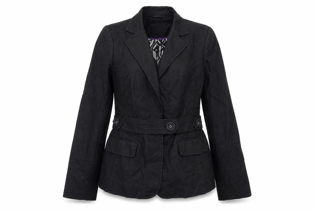Next Womens Black Jacket Size 10 Button