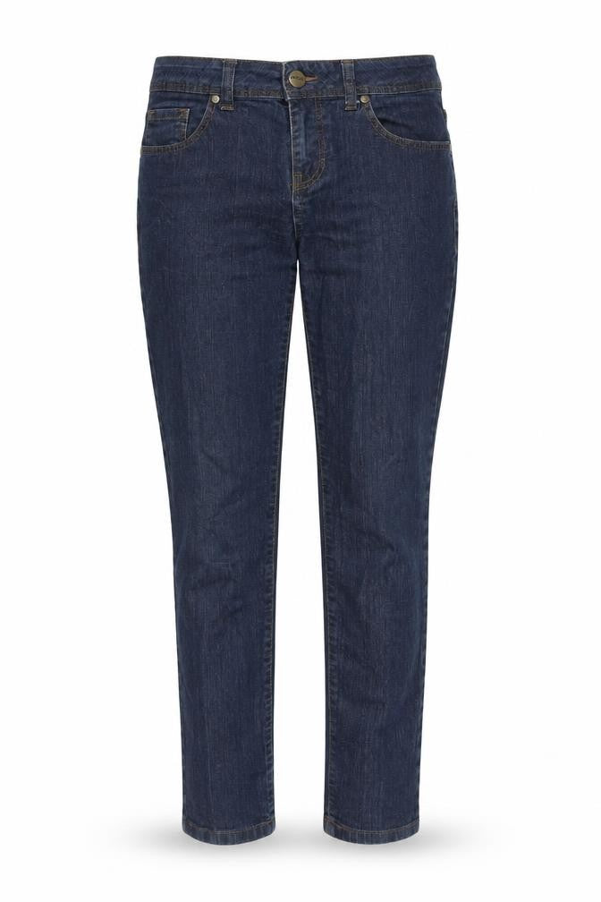 YESYES Womens Blue Cotton Tapered Jeans Size 10 Regular Zip