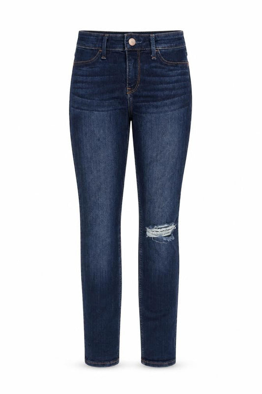 Hollister Womens Blue Cotton Skinny Jeans Size 23 in Regular Zip