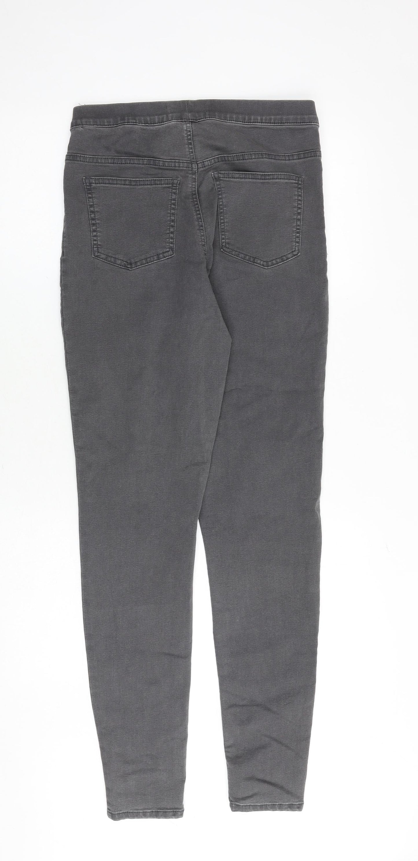 Marks and Spencer Womens Grey Cotton Jegging Jeans Size 10 Regular