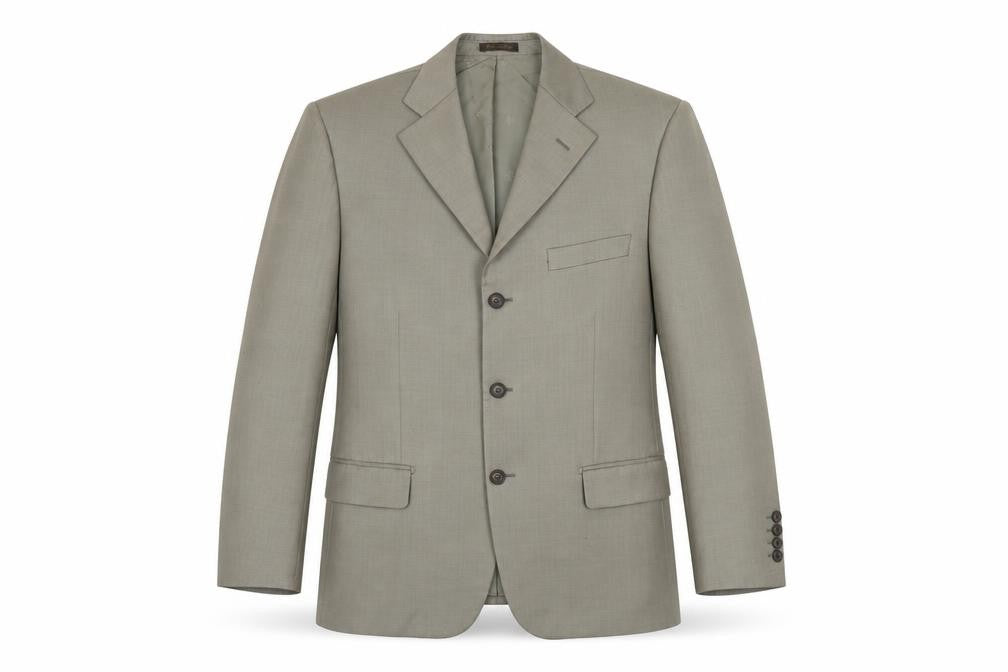 Marks and Spencer Mens Green Wool Jacket Suit Jacket Size 40 Regular