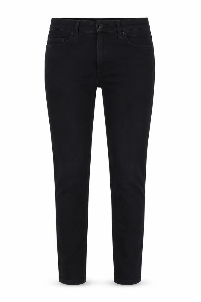 Topshop Womens Black Cotton Skinny Jeans Size 26 in L26 in Regular Button