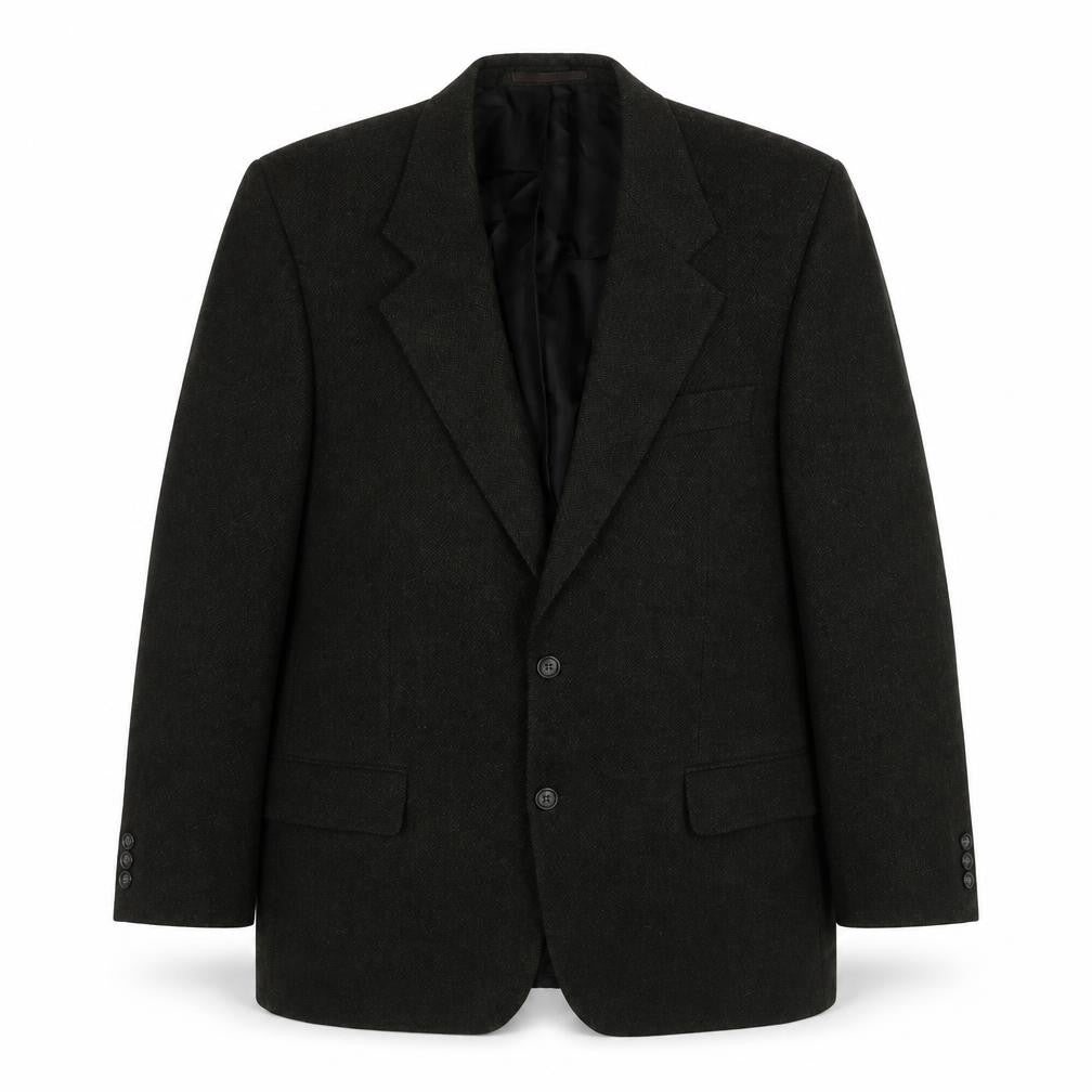 Marks and Spencer Mens Green Wool Jacket Blazer Size 40 Regular
