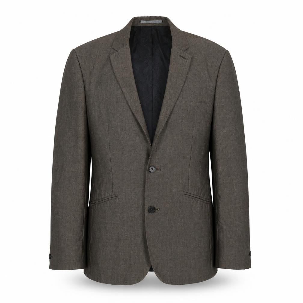 Front view of Red Herring men’s grey polyester jacket suit jacket, size 38, regular