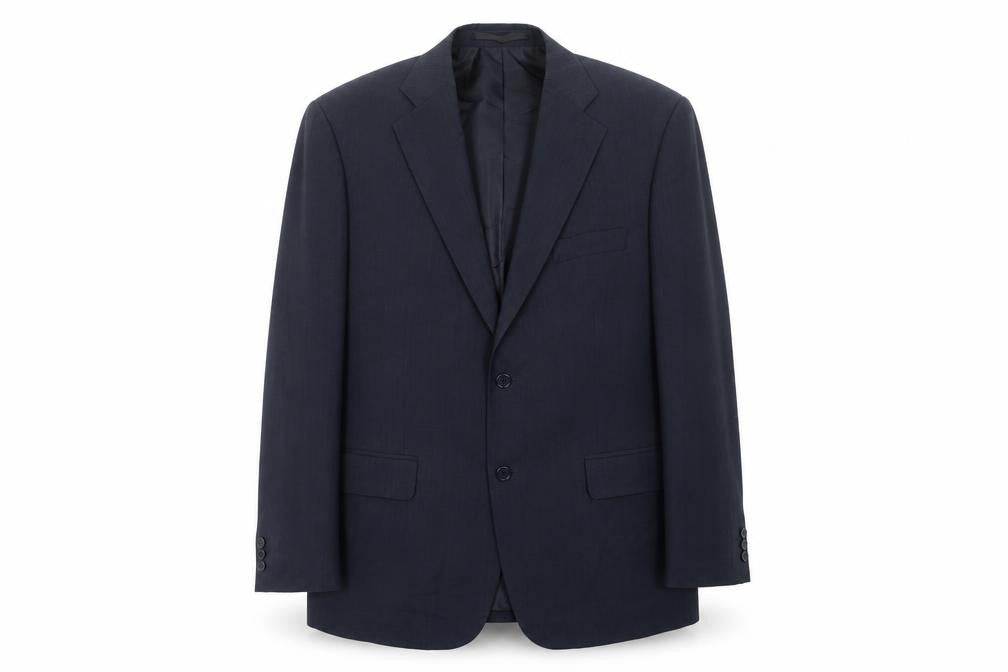 Marks and Spencer Mens Blue Polyester Jacket Suit Jacket Size 42 Regular