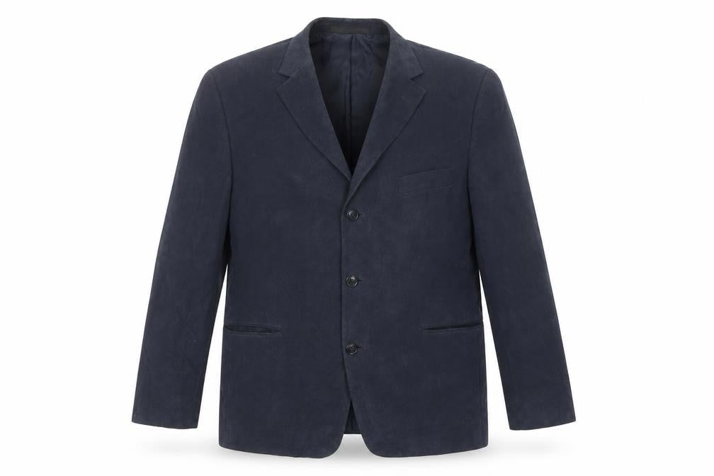 Marks and Spencer Mens Blue Polyester Jacket Blazer Size 42 Regular