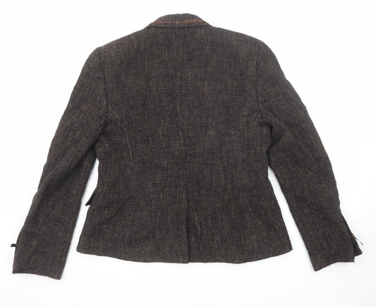 Sand Copenhagen Womens Black Jacket Blazer Size 12 Button