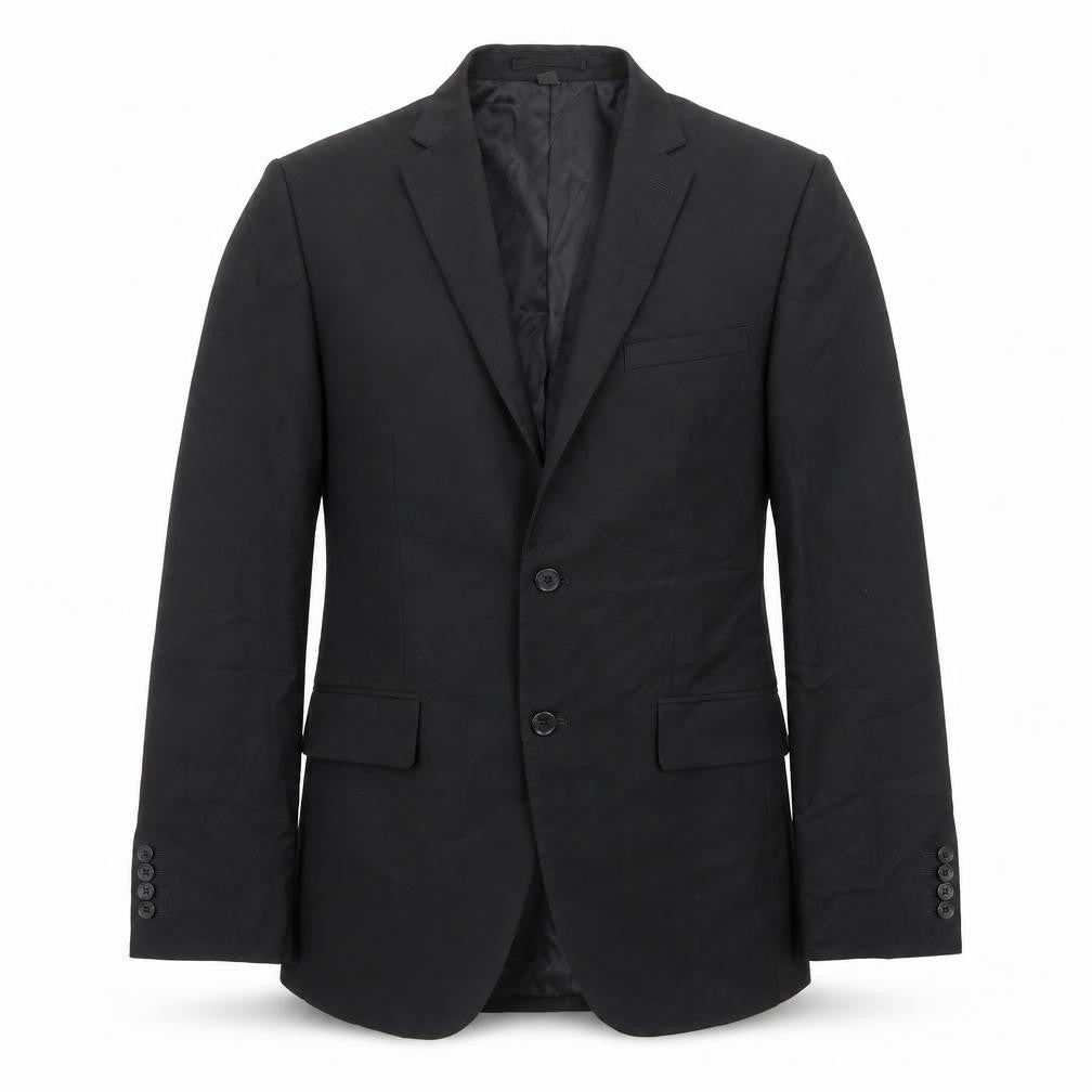 Marks and Spencer Mens Black Polyester Jacket Suit Jacket Size 40 Regular