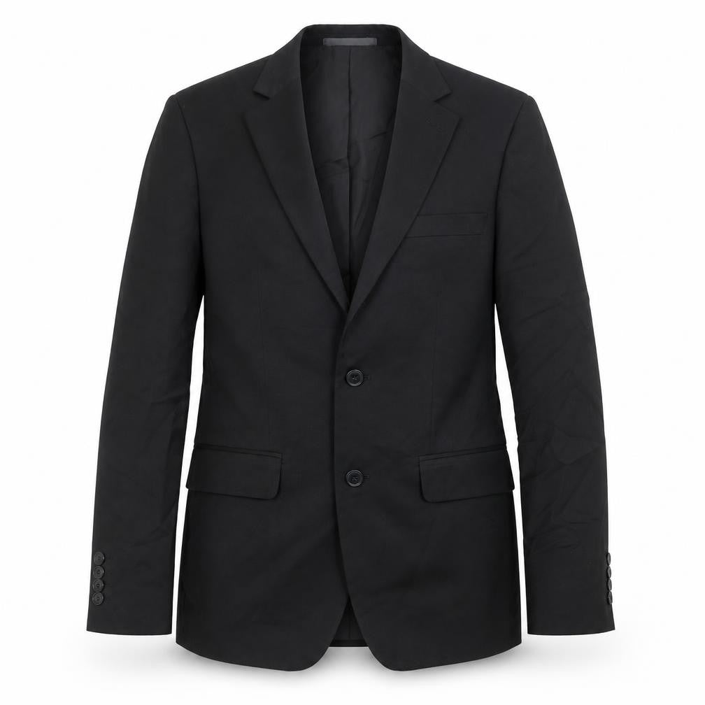Marks and Spencer Mens Black Polyester Jacket Suit Jacket Size 36 Regular