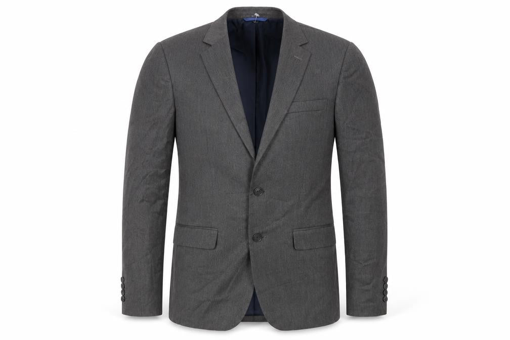 Marks and Spencer Mens Grey Polyester Jacket Suit Jacket Size 38 Regular