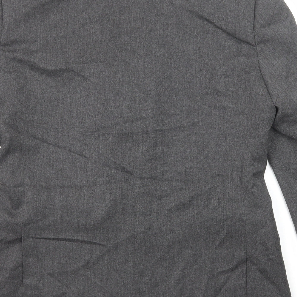 Marks and Spencer Mens Grey Polyester Jacket Suit Jacket Size 38 Regular
