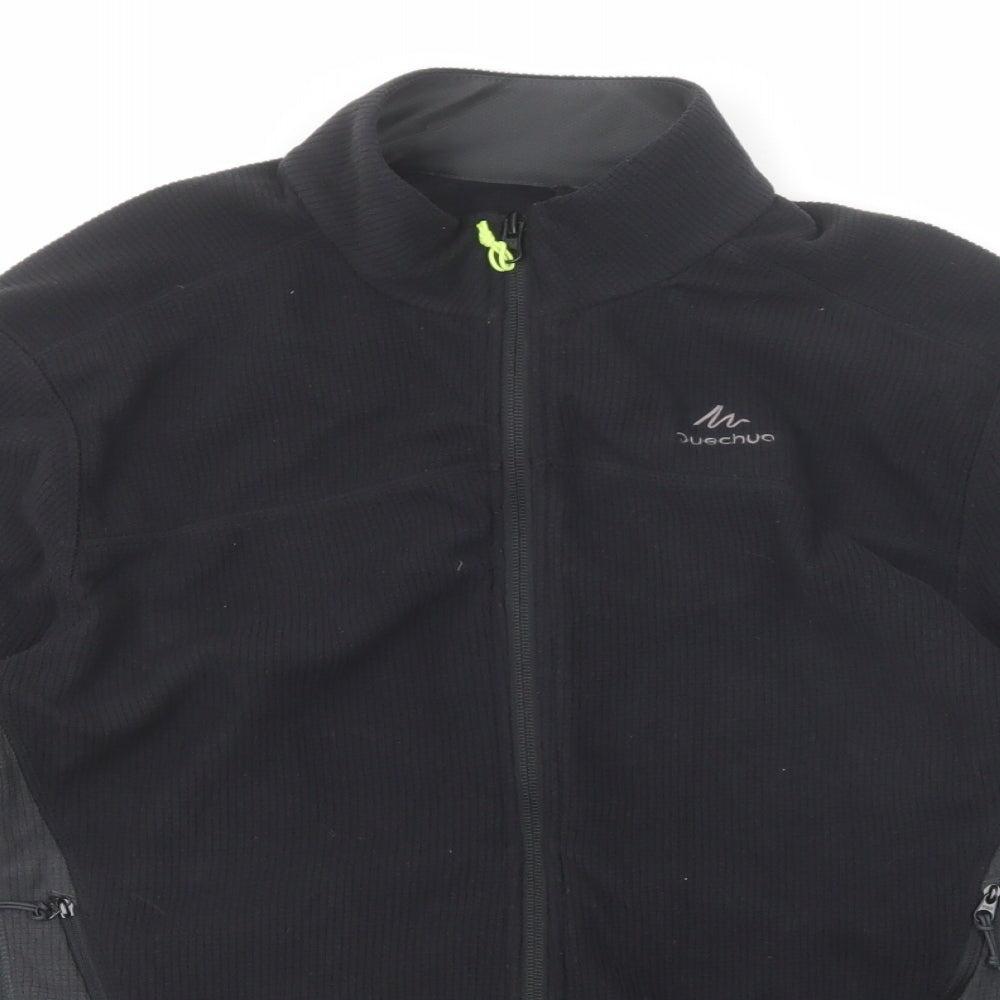 DECATHLON Mens Black Jacket Size M Zip
