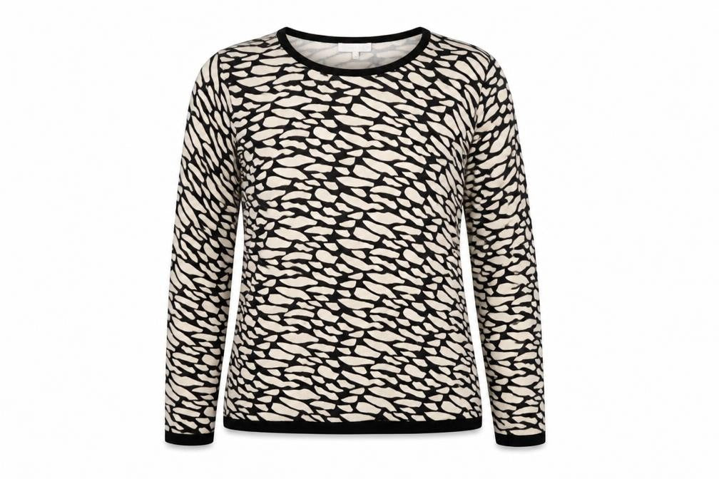 Womens UK 12 Regular Lakeland Beige Pullover Tight-Knit
