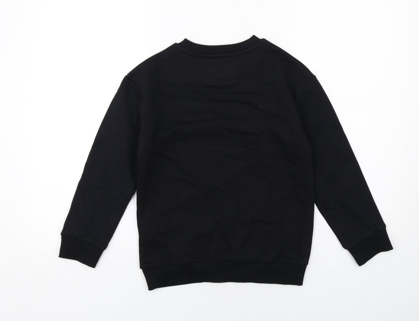 Stranger Things Boys Black Cotton Pullover Sweatshirt Size 8-9 Years Pullover - Stranger Things