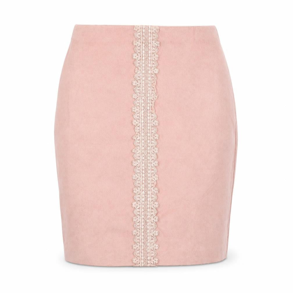 Missguided Womens Pink Polyester Straight & Pencil Skirt Size 6