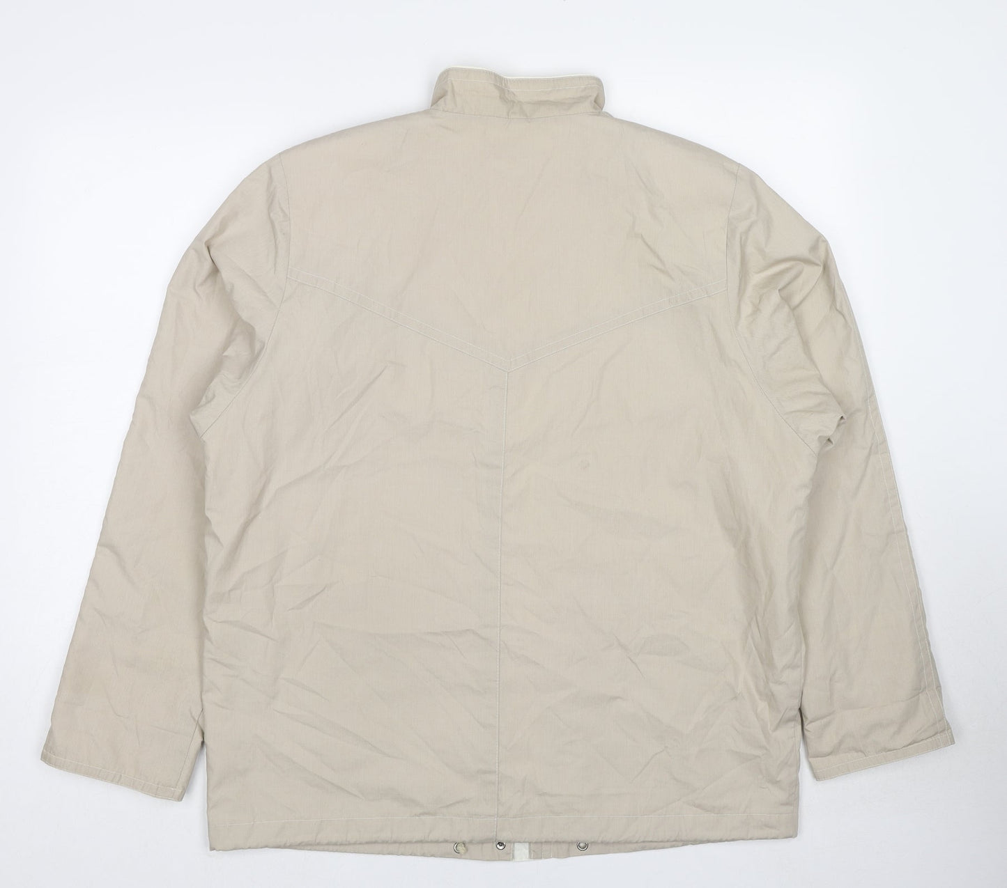 St Michael Womens Beige Jacket Size 16 Zip