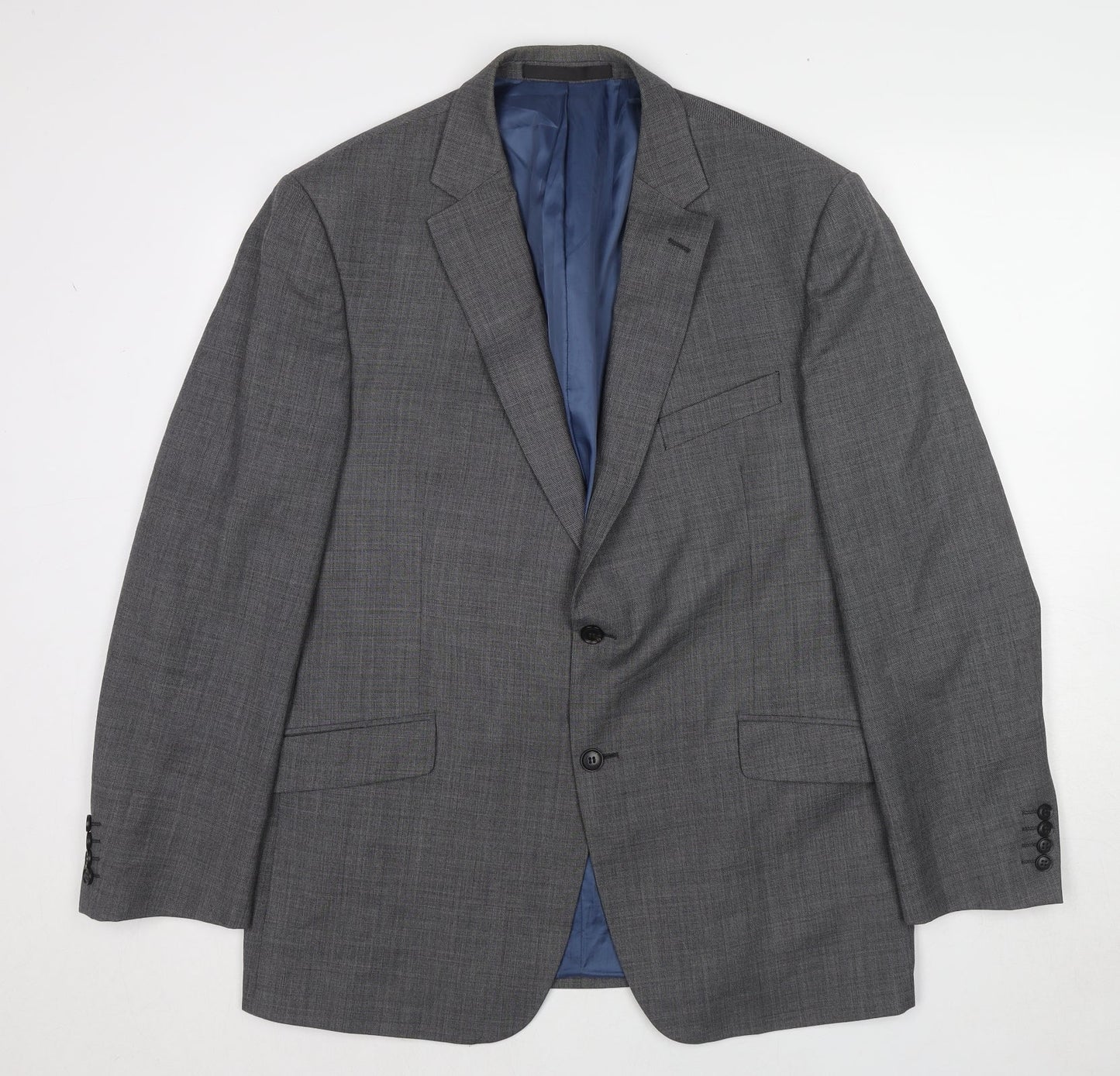 Marks and Spencer Mens Grey Wool Jacket Suit Jacket Size 44 Regular