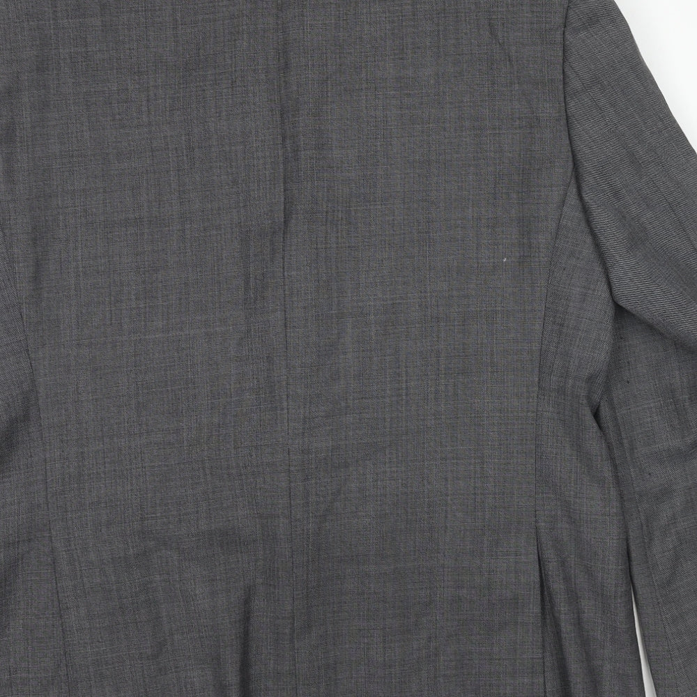 Marks and Spencer Mens Grey Wool Jacket Suit Jacket Size 44 Regular