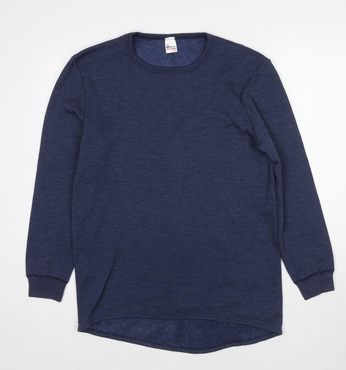 Damart Womens Blue Acrylic Pullover Sweatshirt Size L Pullover