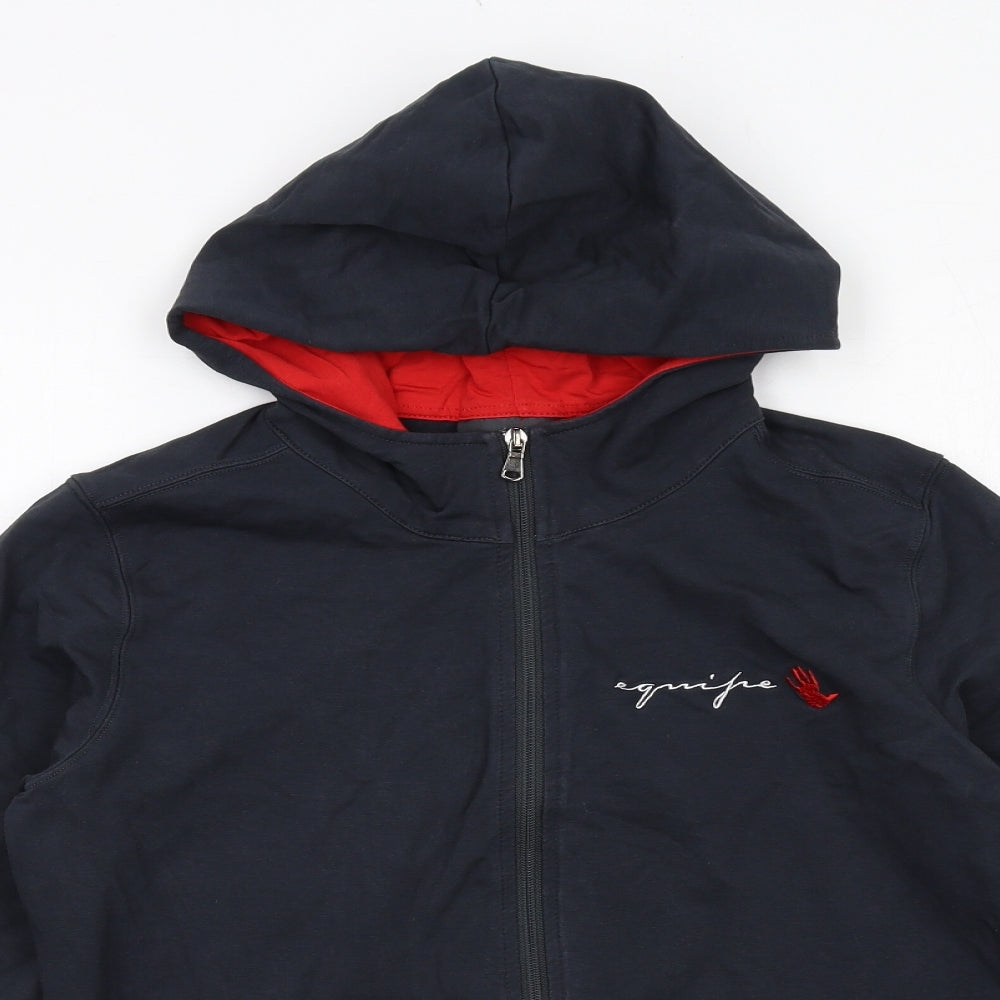 Equifax Womens Black Cotton Jacket Size L Zip
