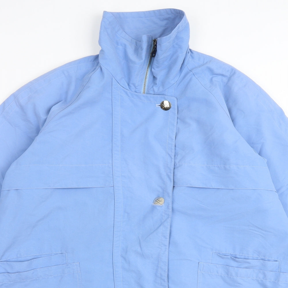 Marks and Spencer Womens Blue Jacket Size 12 Zip