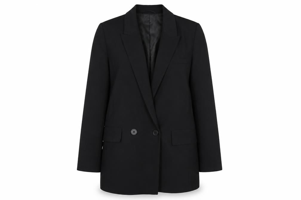 Marks and Spencer Womens Black Polyester Jacket Suit Jacket Size 14