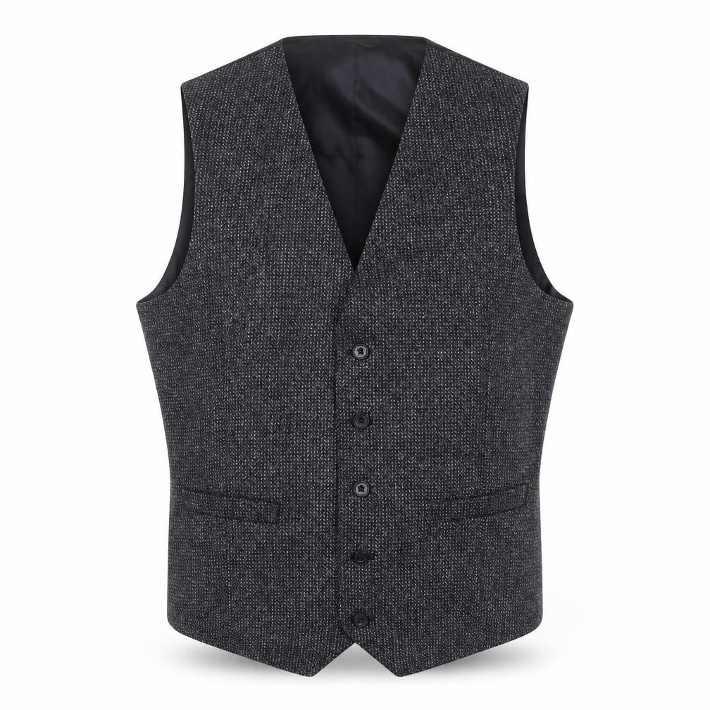 Marks and Spencer Mens Blue Wool Jacket Suit Waistcoat Size 40 Regular
