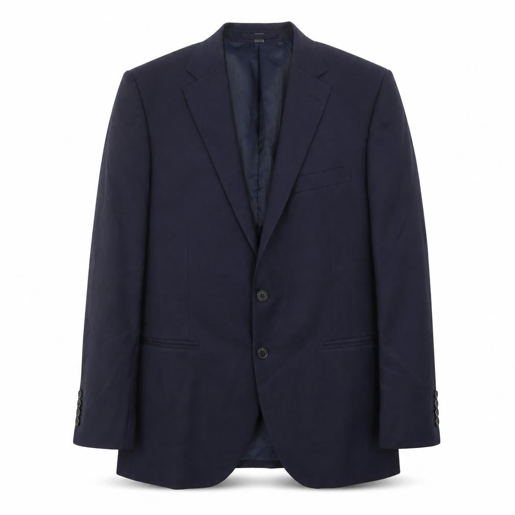 Marks and Spencer Mens Blue Polyester Jacket Suit Jacket Size 42 Regular