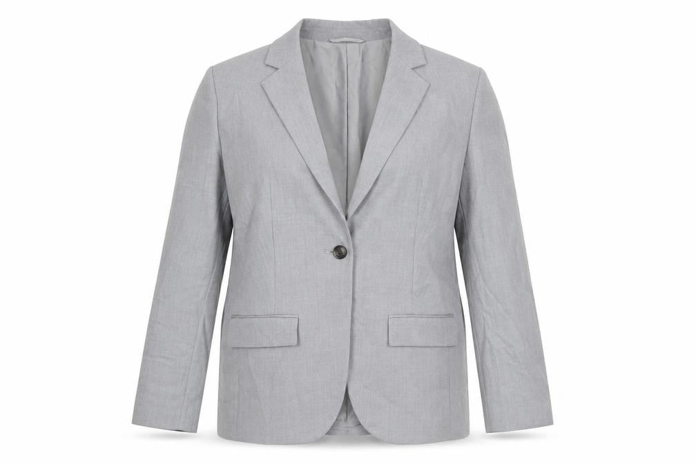 Marks and Spencer Womens Grey Polyester Jacket Suit Jacket Size 12