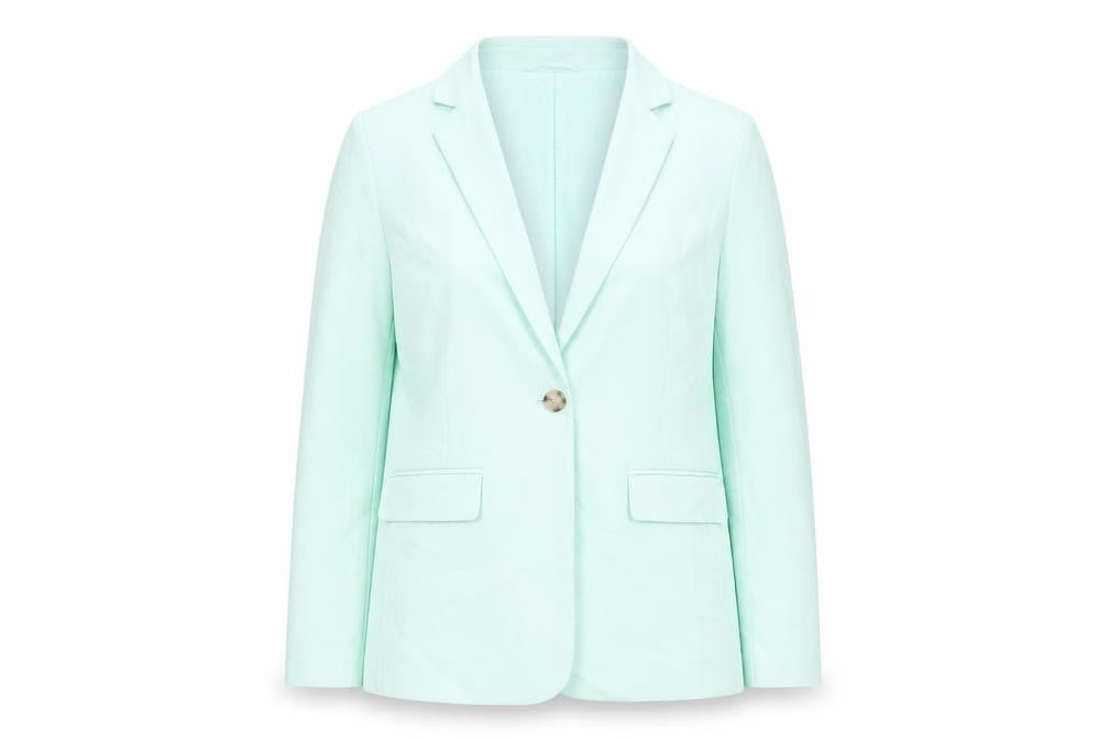 Marks and Spencer Womens Green Polyester Jacket Suit Jacket Size 12