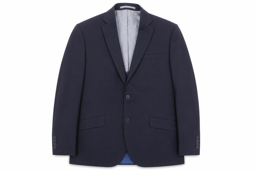 Marks and Spencer Mens Blue Wool Jacket Suit Jacket Size 40 Regular