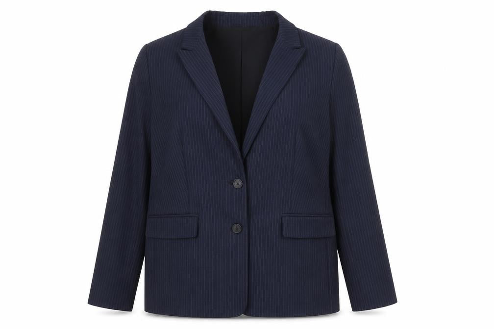 Marks and Spencer Womens Blue Polyester Jacket Suit Jacket Size 16