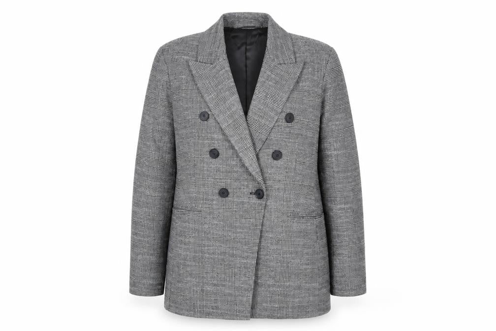 Marks and Spencer Womens Grey Polyester Jacket Suit Jacket Size 14