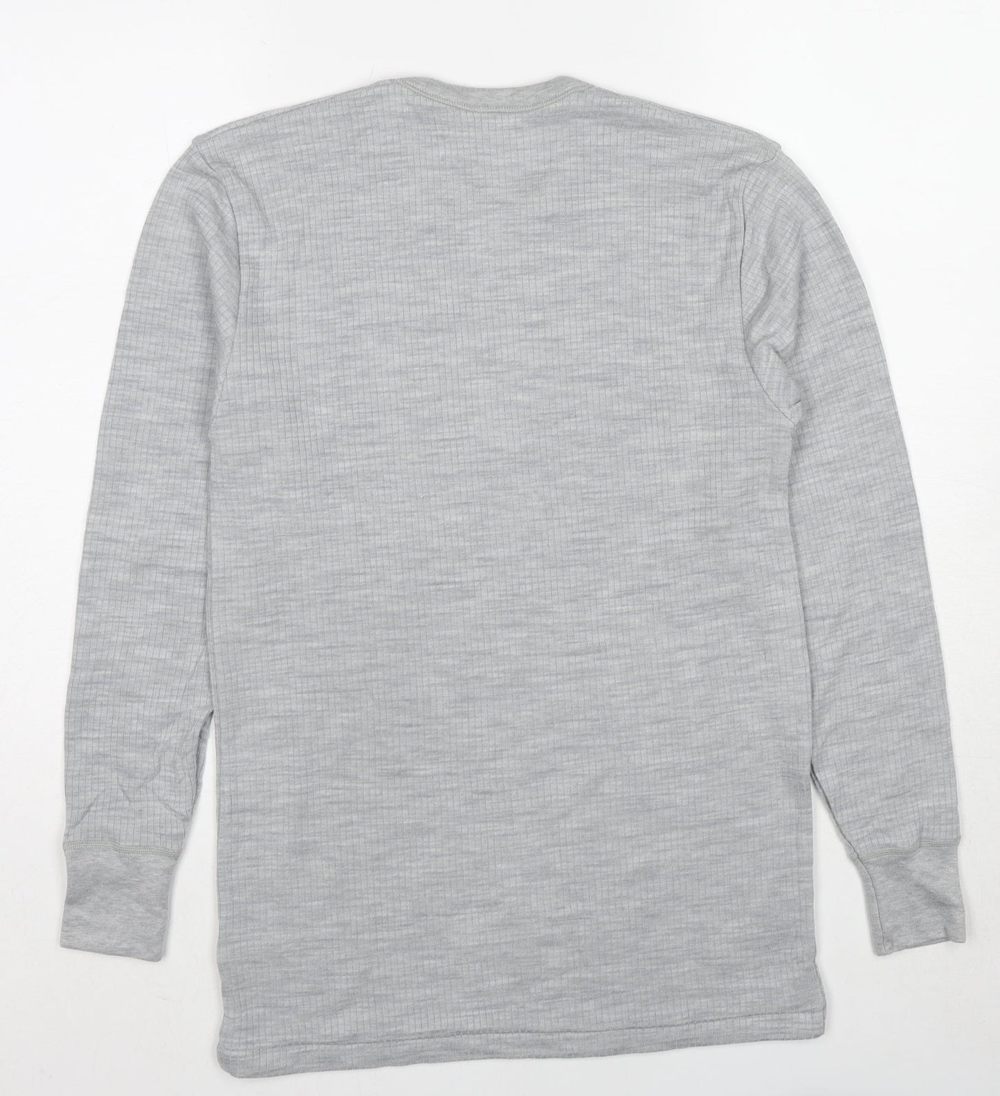 Marks and Spencer Mens Grey Wool Pullover Sweatshirt Size S