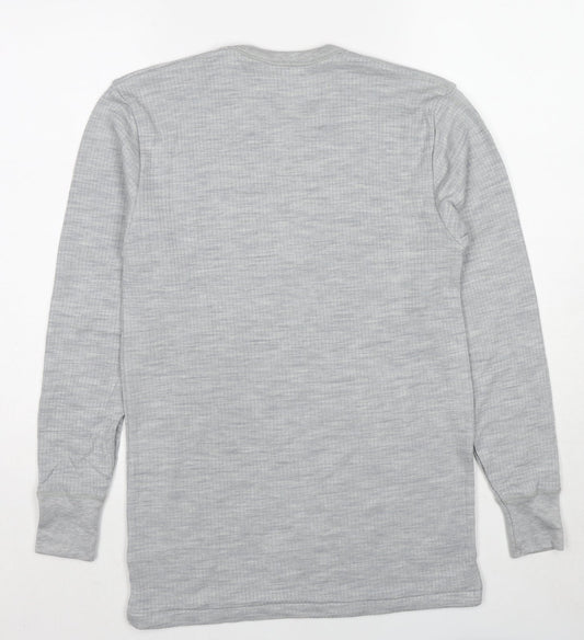 Marks and Spencer Mens Grey Wool Pullover Sweatshirt Size S