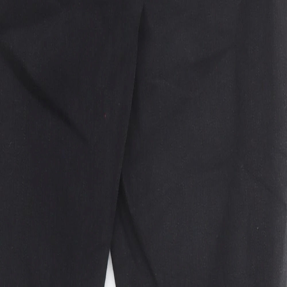 Topshop Womens Black Cotton Skinny Jeans Size 30 in L34 in Regular Zip