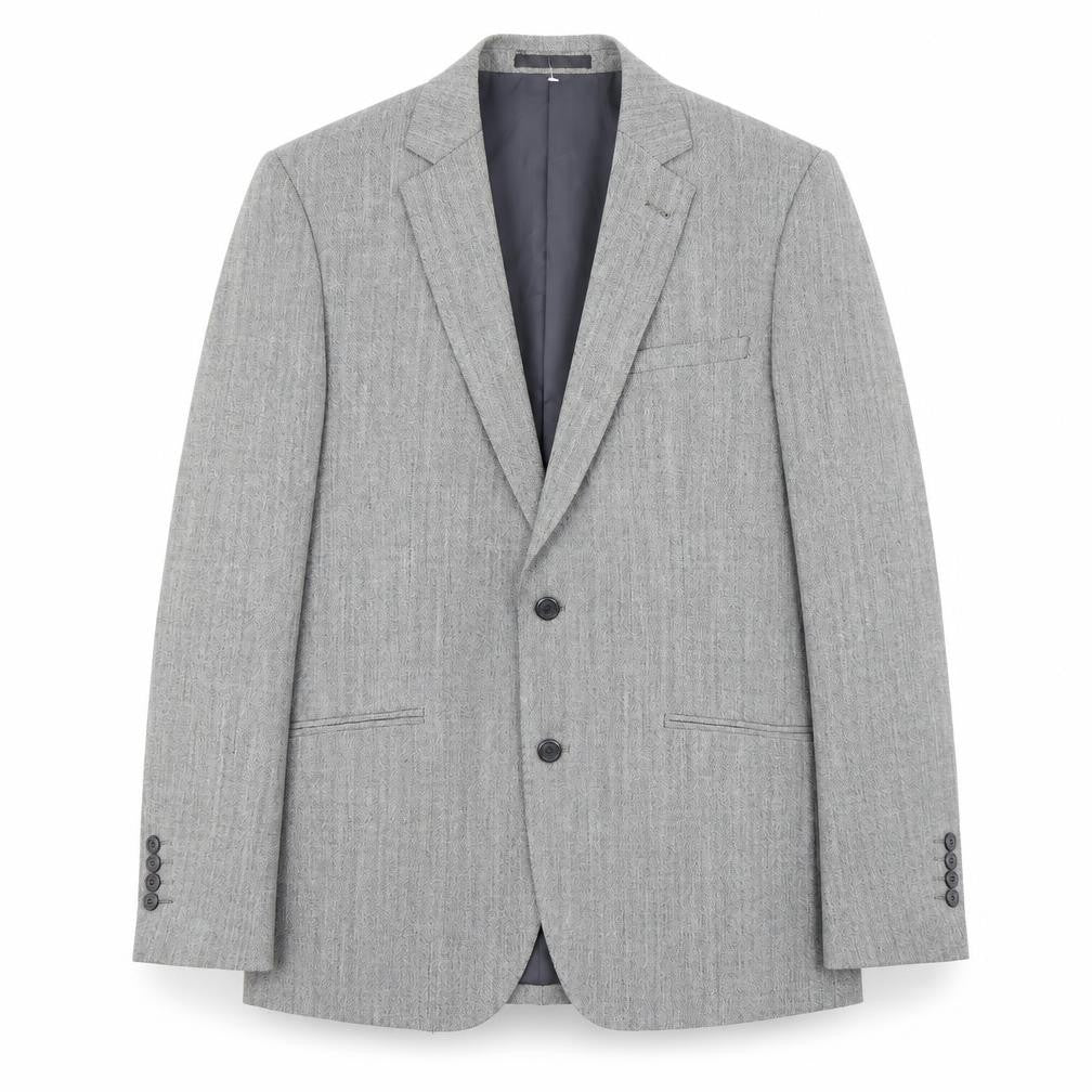 Mens 40 Chest Regular Fellini Grey Two-Button