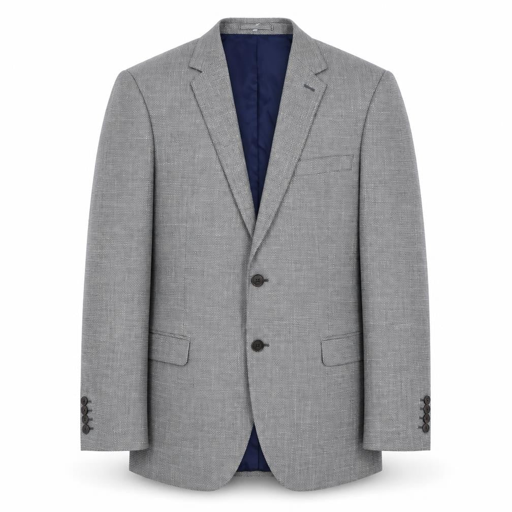 Marks and Spencer Mens Grey Polyester Jacket Suit Jacket Size 42 Regular