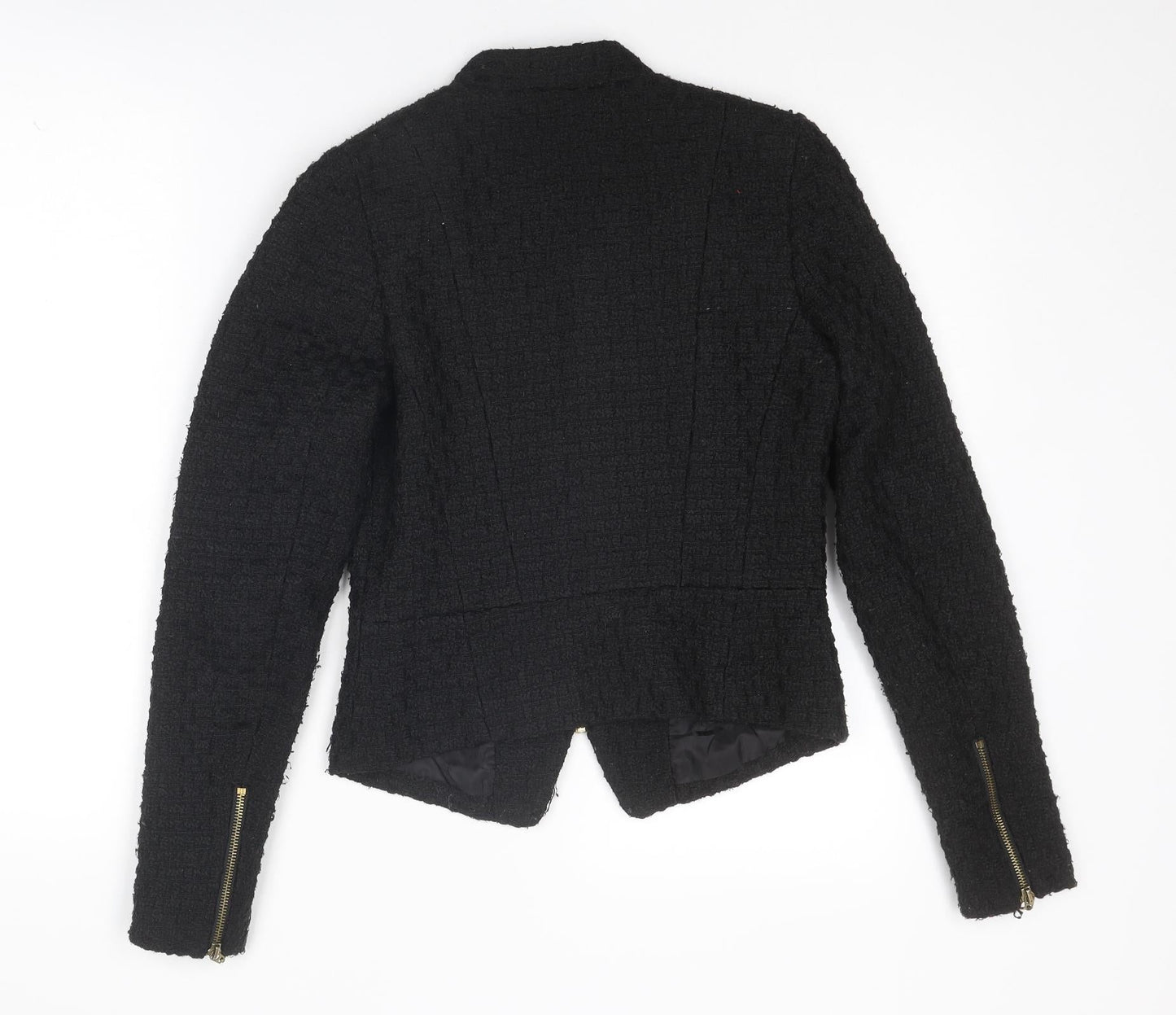 Cubus Womens Black Jacket Size 6 Zip