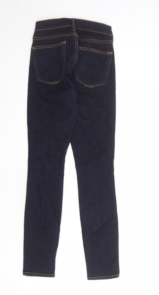 Gap Womens Blue Cotton Jegging Jeans Size 24 in Regular Zip