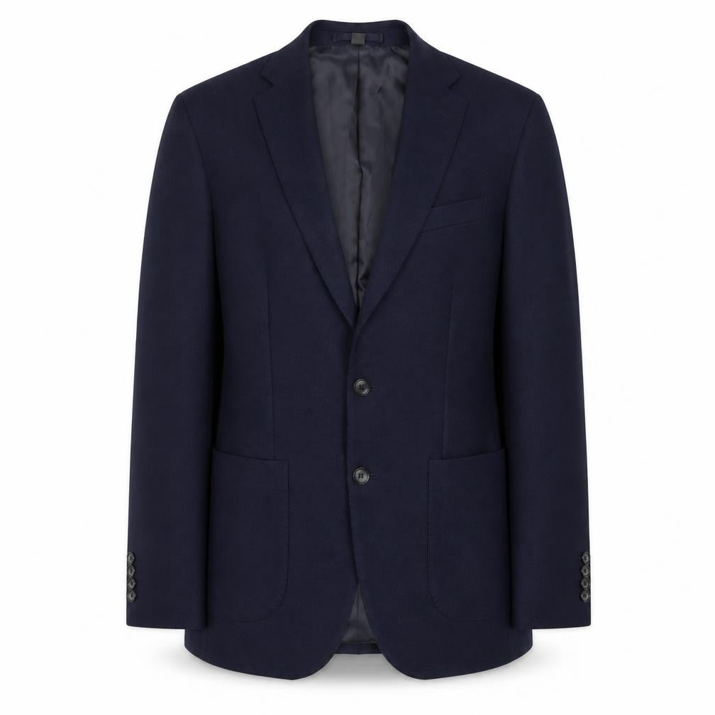 Marks and Spencer Mens Blue Polyamide Jacket Suit Jacket Size 38 Regular