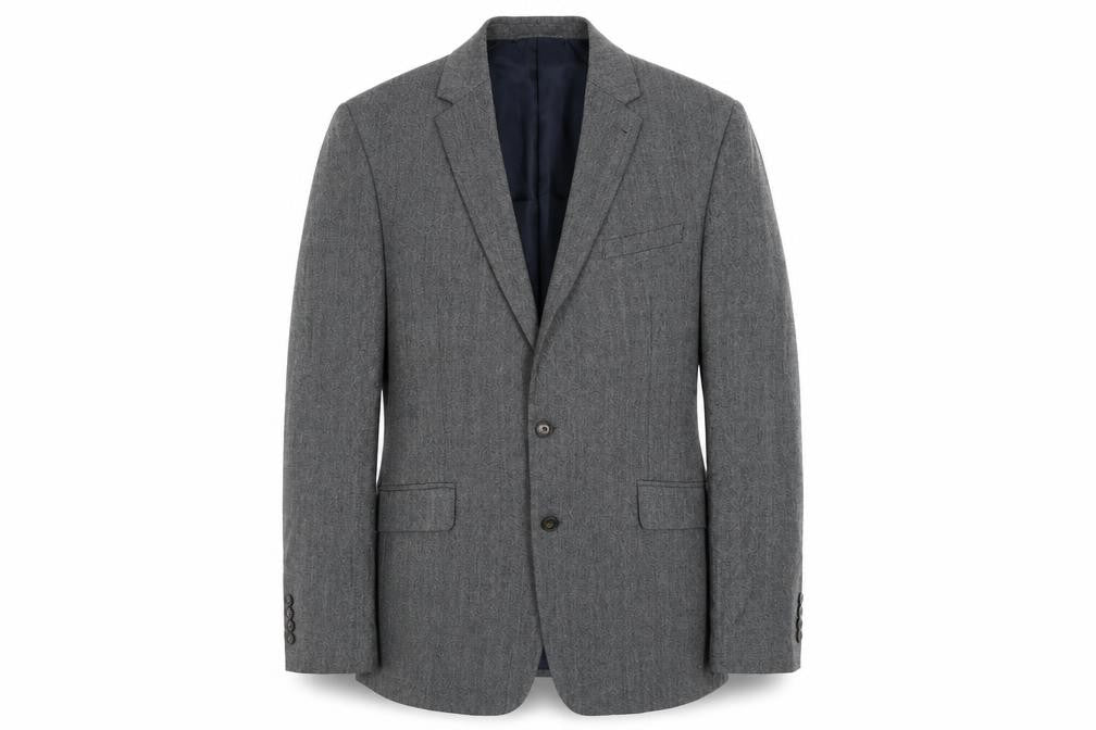 Marks and Spencer Mens Grey Wool Jacket Suit Jacket Size 42 Regular