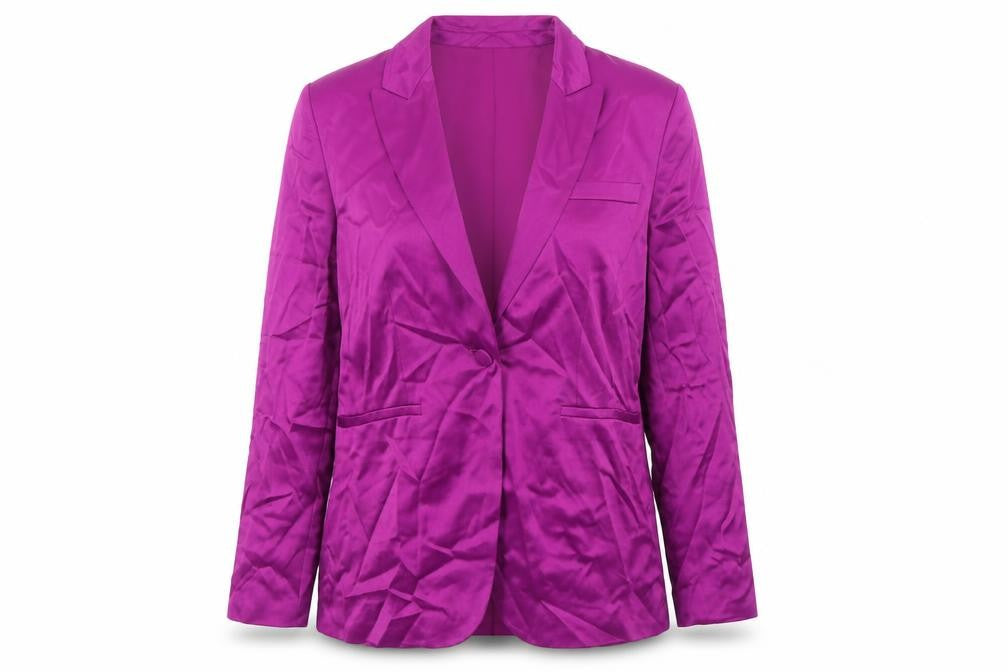 Marks and Spencer Womens Purple Viscose Jacket Suit Jacket Size 12