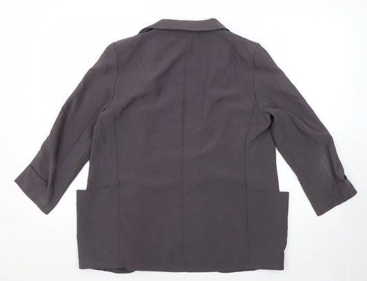 River Island Womens Grey Jacket Blazer Size 8