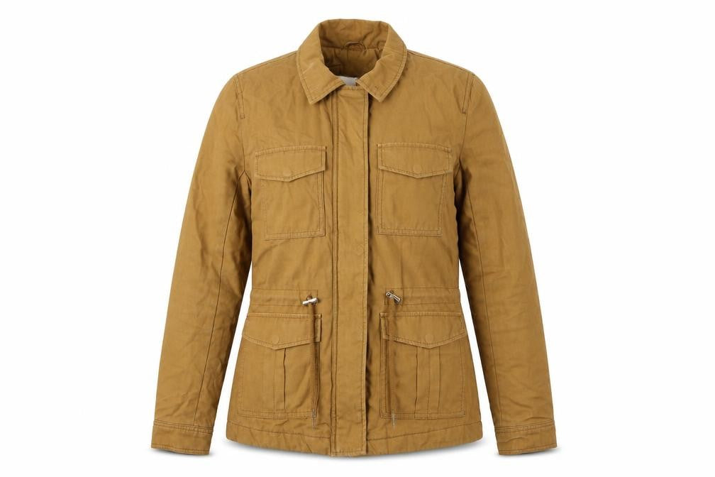 H&M Womens Brown Jacket Size 8 Zip
