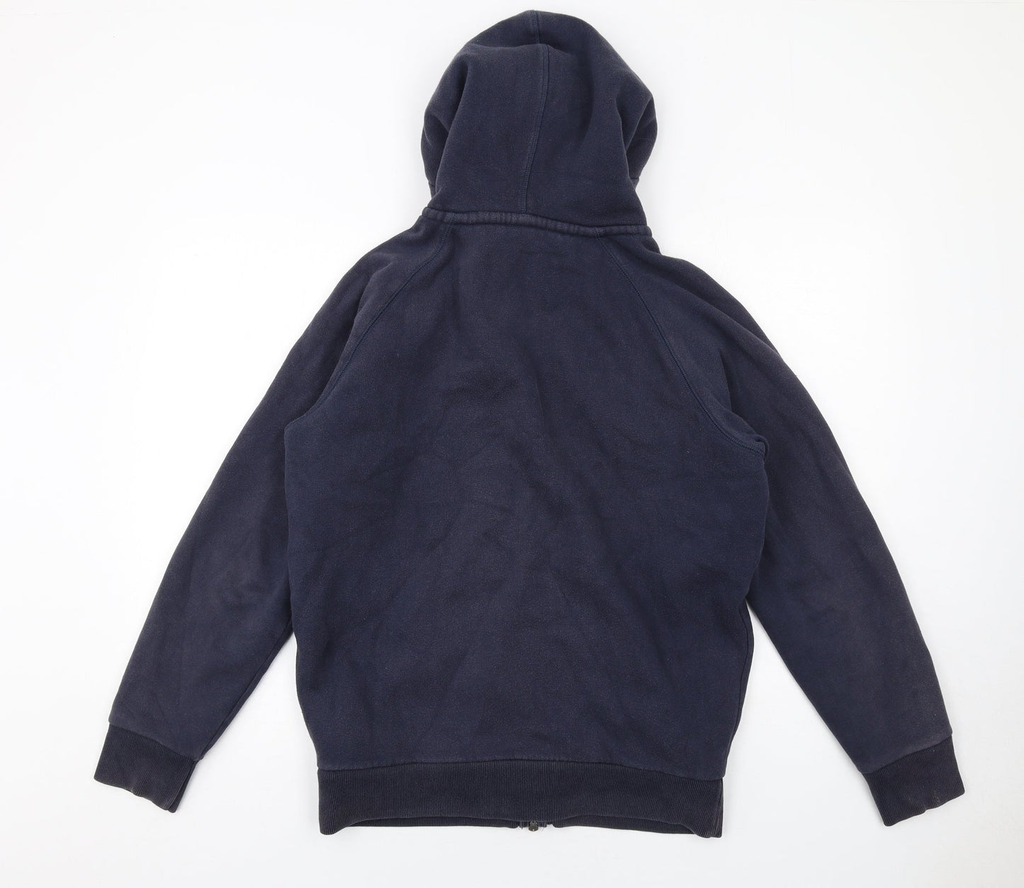 Jack Wills Mens Blue Cotton Full Zip Hoodie Size M
