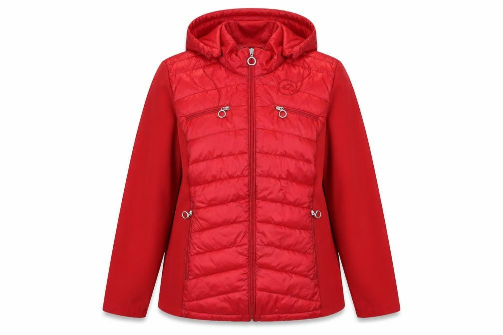 Cleo Womens Red Jacket Size 2XL Zip